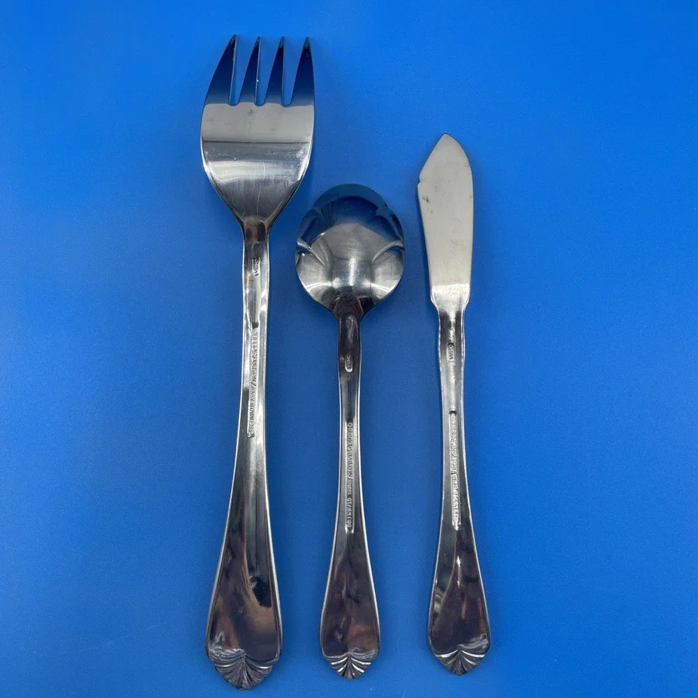 Reed & Barton Solange Stainless Serving Fork Spoon Butter Spreader Replacement